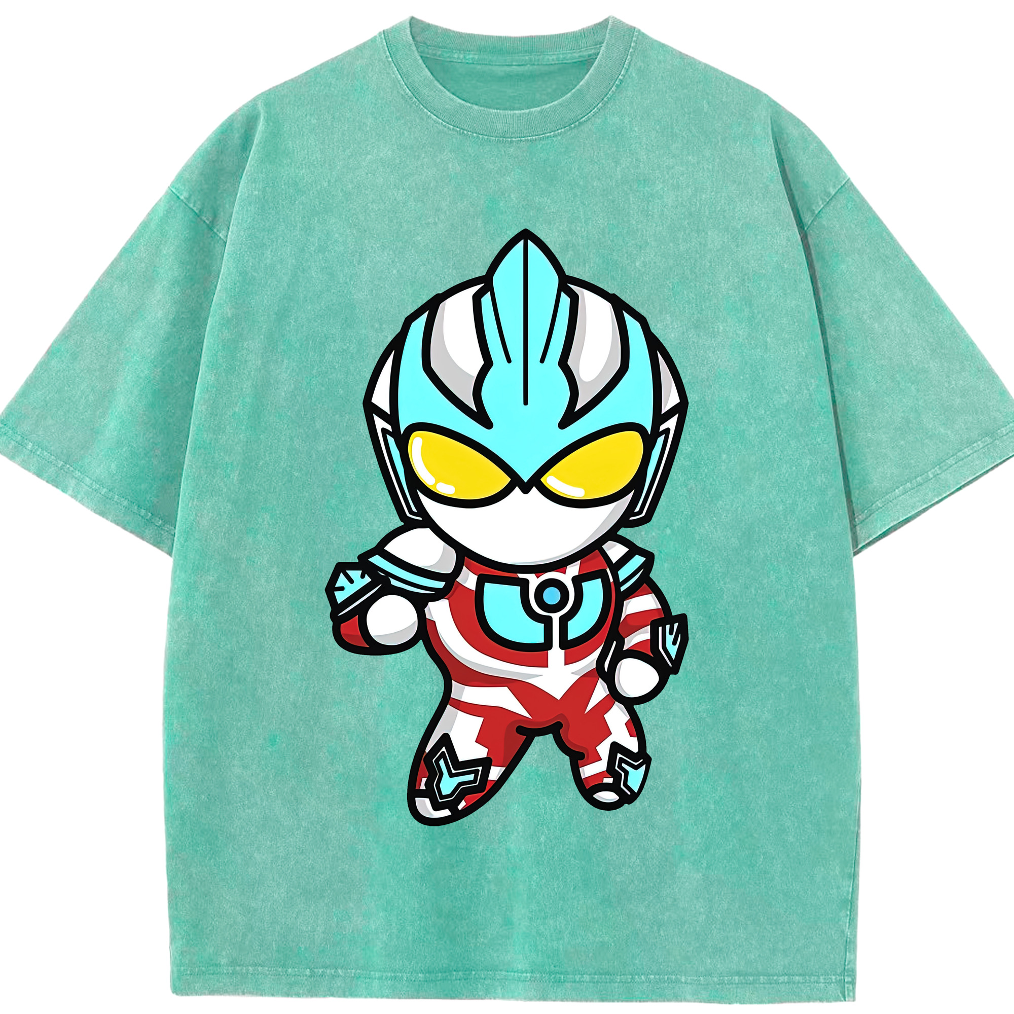 （画像用） ウルトラマン Ultraman 綿100% ヴィンテージ風 半袖Tシャツ（フロントプリント）
